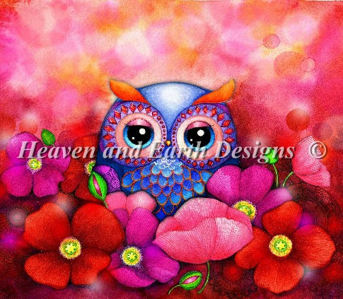Owl in Poppy Field Material Pack - Click Image to Close